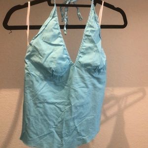 Tank Top, Low Back, Small Slits On the Sides